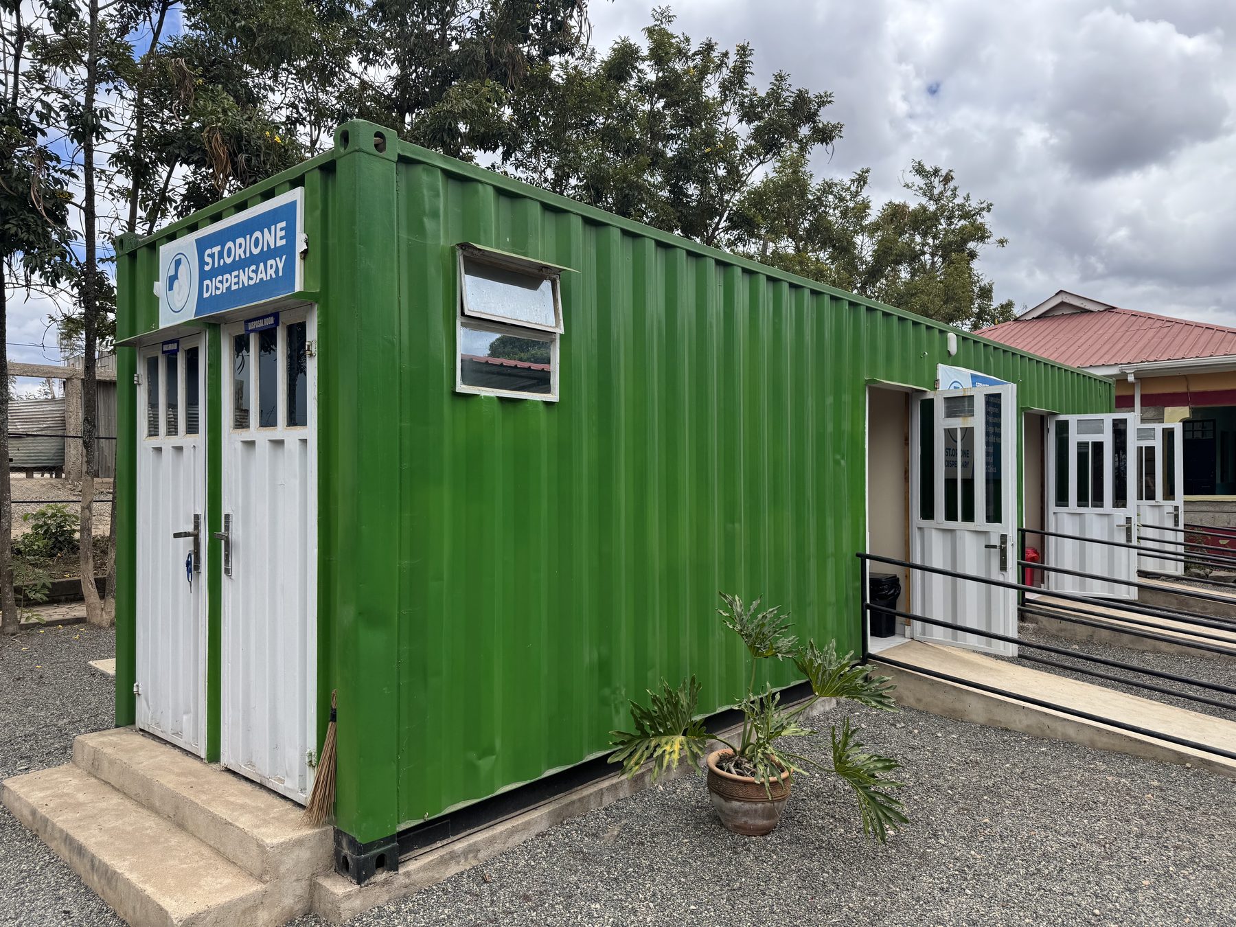The ramp leading to the St. Orione Dispensary at Kandisi