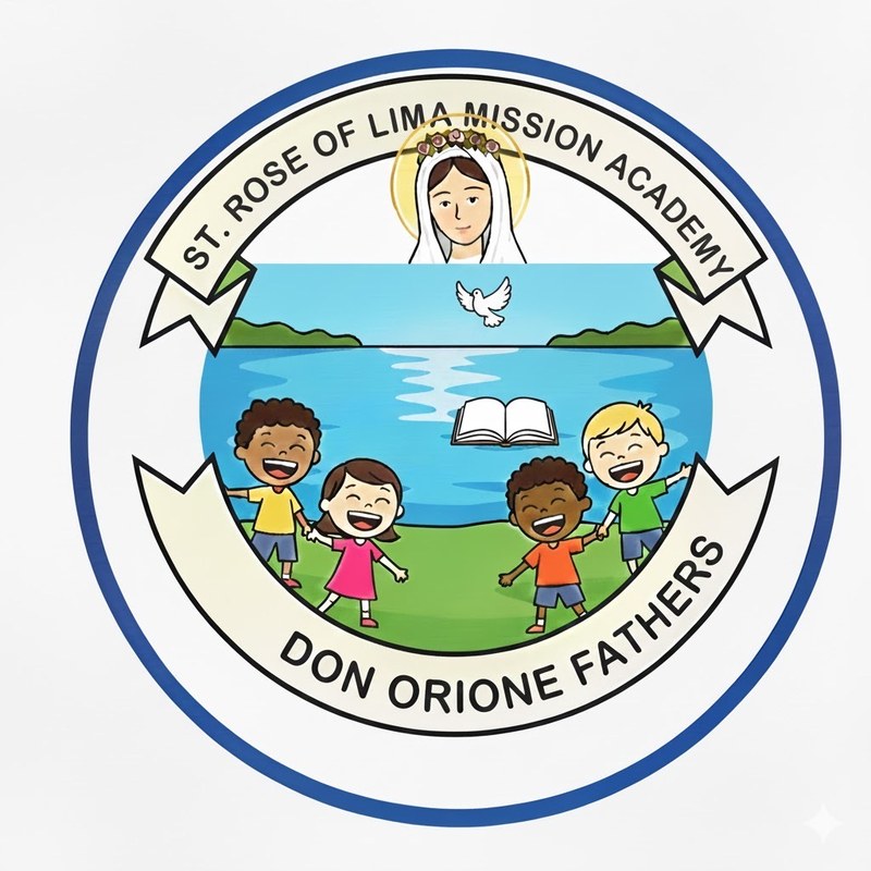 Badge of St. Rose of Lima Mission Academy — Don Orione Fathers