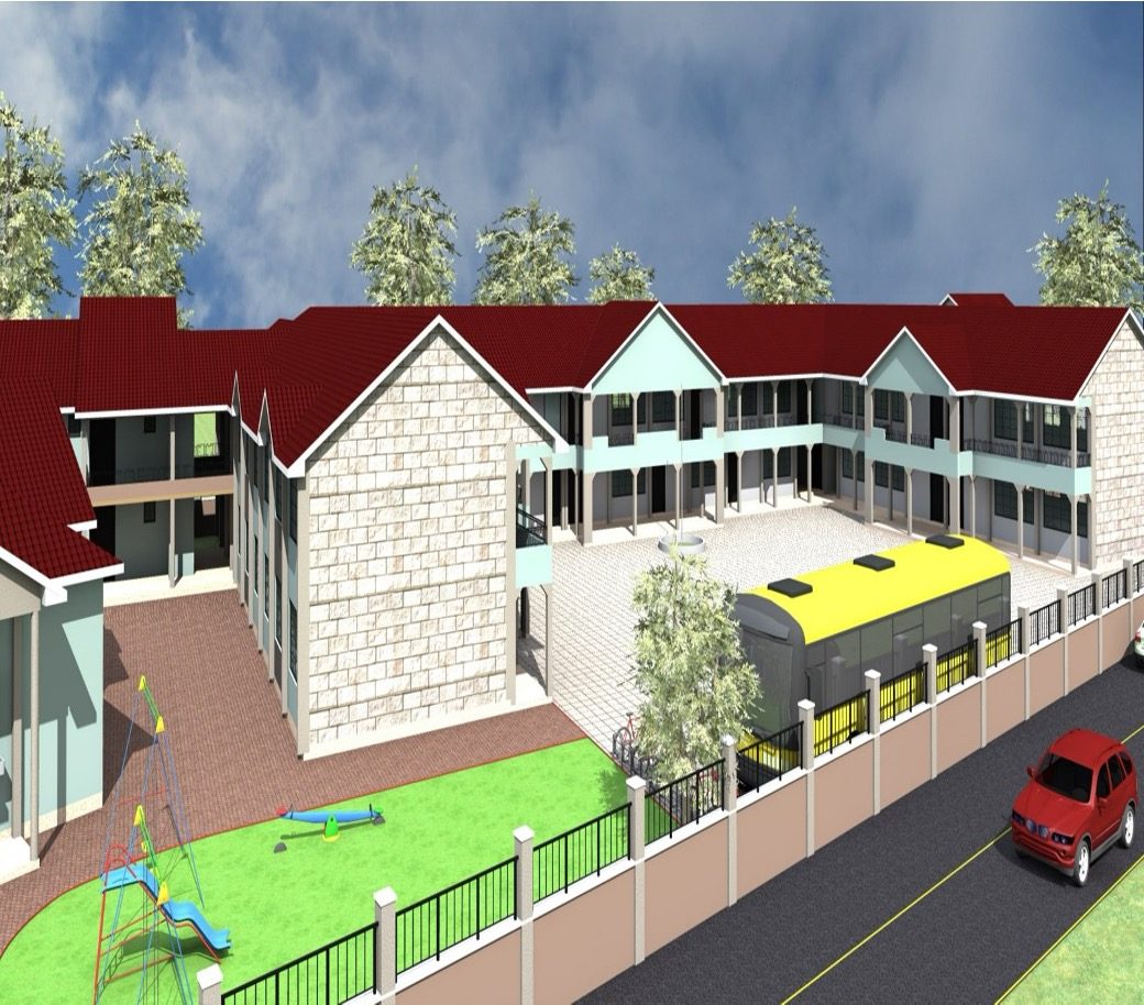 Architect&rsquo;s render of the new St. Rose of Lima school at Nyadorera